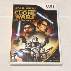 Nintendo Wii Star Wars Clone Wars Republic Heroes